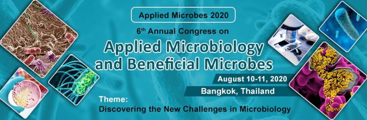 6th Annual Congress on Applied Microbiology and Beneficial Microbes (10-11 августа, 2020) (вебинар)
