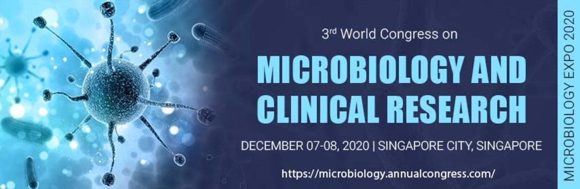 3rd World Congress on Microbiology and Clinical research (07-08 декабря, 2020 Singapore City, Singapore)